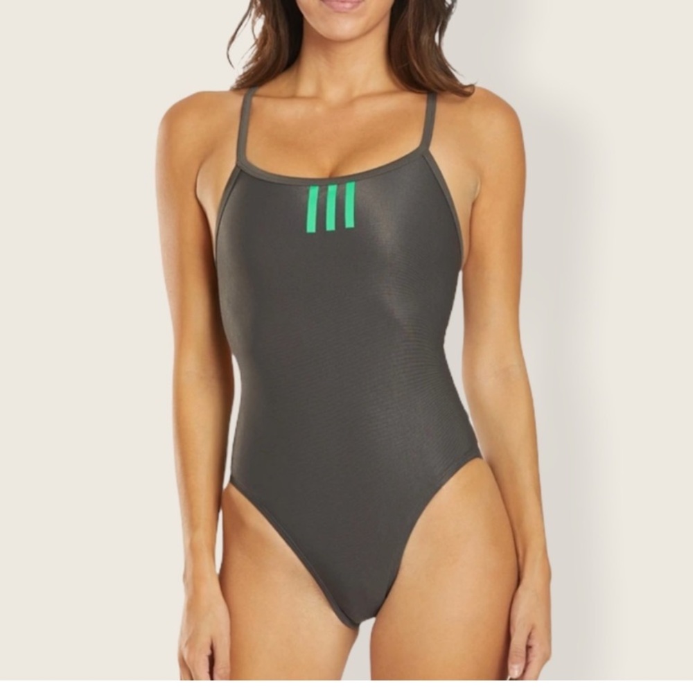 NWT Adidas Infinitex+ Vortex back swimsuit